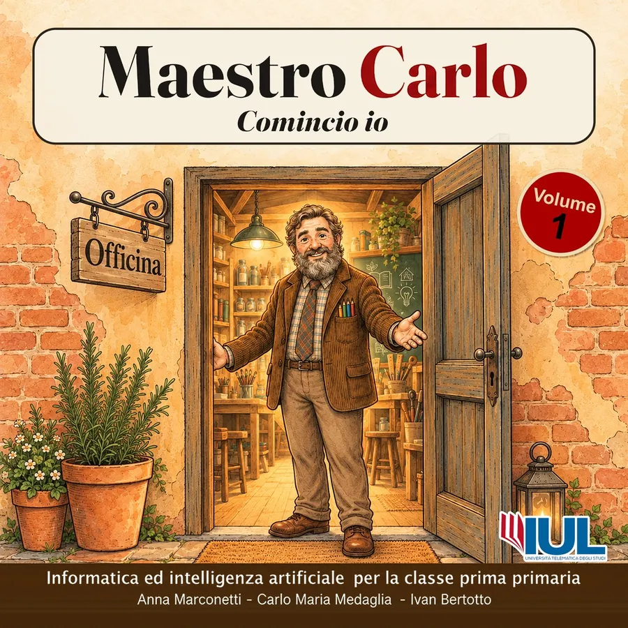Copertina del libro Maestro Carlo, comincio io