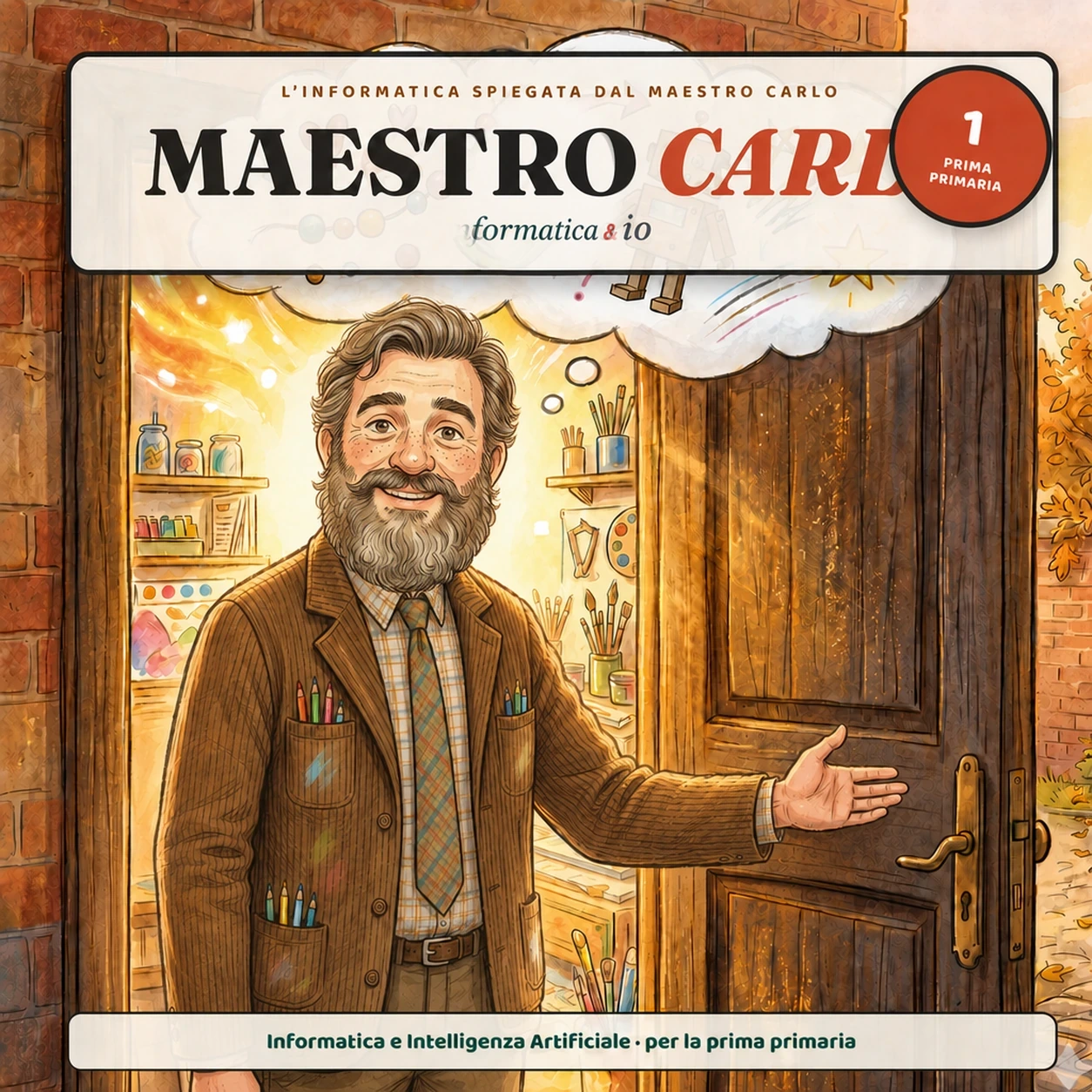 Copertina del libro Maestro Carlo, comincio io